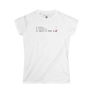 Schmuck or Schmendrick? You know the answer. Ladies' edition.