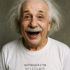 You're schmucking brilliant, you schmuck.