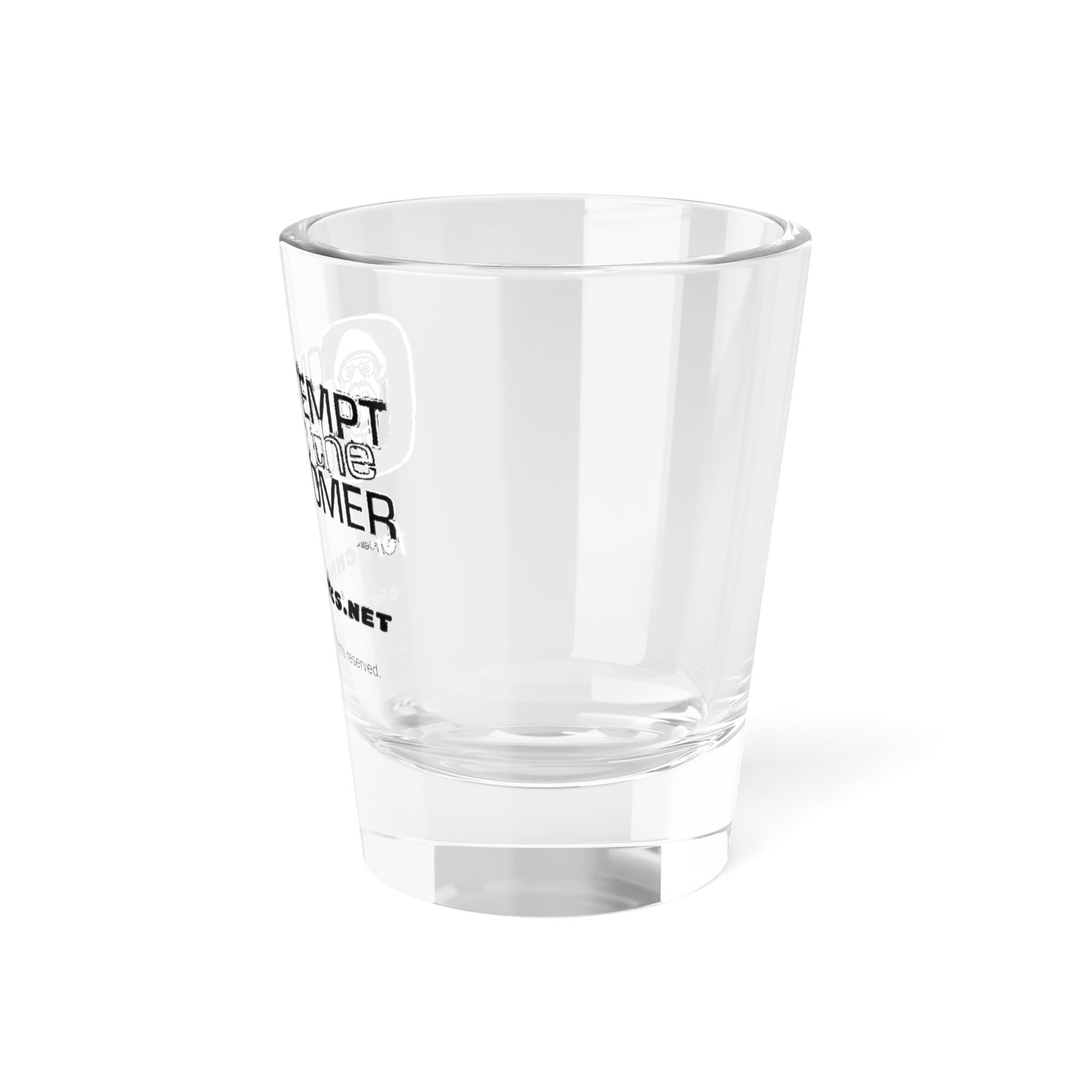 Contempt for the Customer Shot Glass - Image 4
