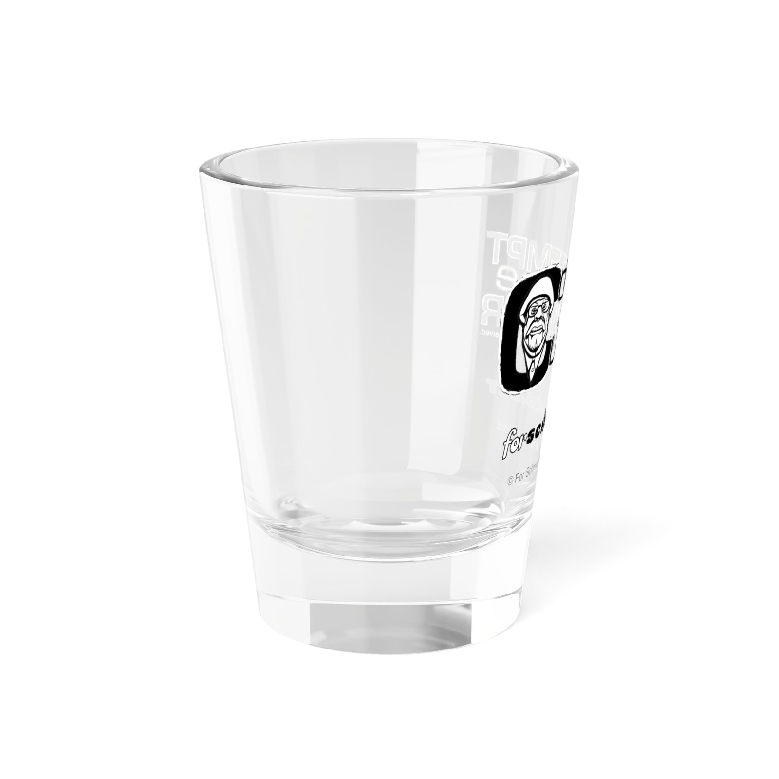 Contempt for the Customer Shot Glass - Image 3