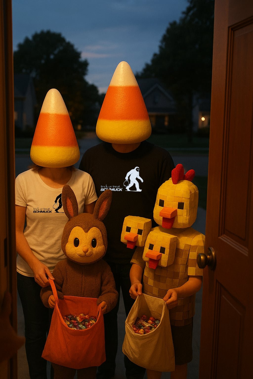 Trick or treat, Schmuck!