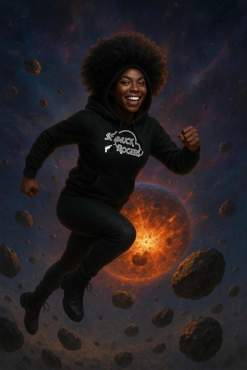 Schmuck Rogers! Hoodie. PewPewPew!