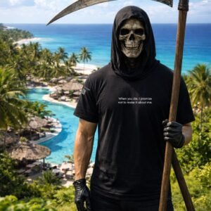 When you die, I promise not to make it about me.